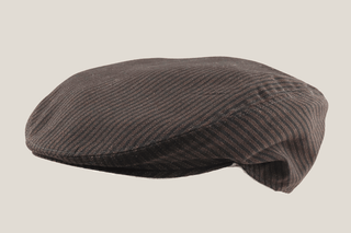 Black and Brown Stripe Sports Cheesecutter Hills Hats