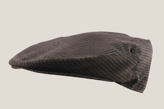 Black and Brown Stripe Traditional Cheesecutter Hills Hats