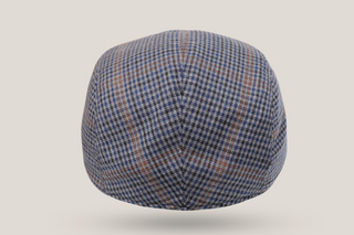 Home Check English Wool Tweed Duckbill Cap