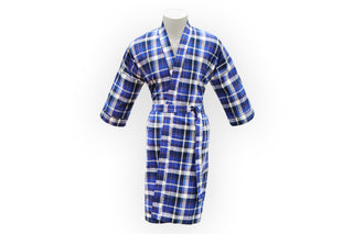 Plaid Kimono Robe Hills Hats