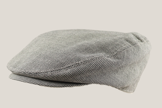 Black and White Houndstooth Sports Cheesecutter Hills Hats