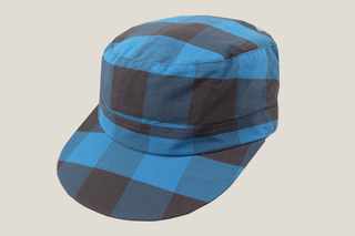 Blue Check Gulf Cap Hills Hats