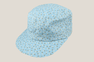 Blue Floral Gulf Cap Hills Hats