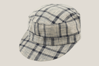 Grey Check Gulf Cap Hills Hats