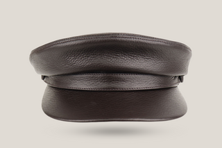 Leather Cow Nappa Boating Cap