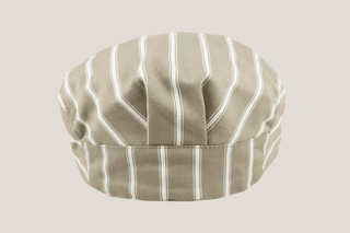 Pleated Back Striped Cheesecutter Hills Hats