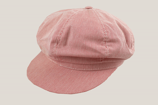 Red Pinstripe Baker Girl Hills Hats