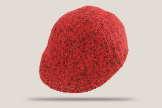 Red Wooly 6 Piece Duckbill Hills Hats