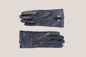 Sheepskin Leather Gloves With Dome