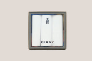 Gift Boxed Ladies Hankies White 3pk