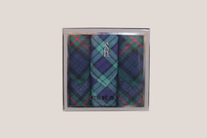 Gift Boxed Tartan Hankies 3pk