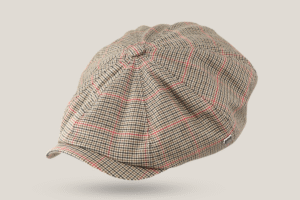 Houndstooth Paperboy Cap