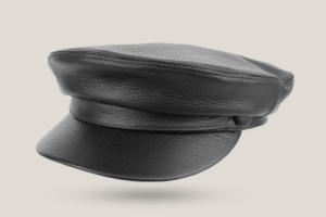Leather Cow Nappa Boating Cap