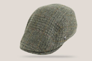 Bristol English Wool Tweed Driving Cap